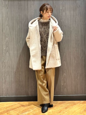 「SHOO・LA・RUE（シューラルー）のアイテム」を使った、meiさん（レディース・153cm）の秋コーディネート