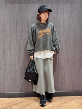 「Lee（リー）のアイテム（バッグ）」を使った、meiさん（レディース・153cm）の春コーディネート