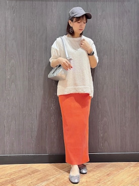 「SHOO・LA・RUE（シューラルー）のアイテム」を使った、meiさん（レディース・153cm）の春コーディネート