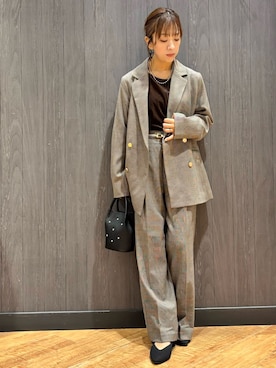 「DRESKIP（ドレスキップ）のアイテム」を使った、meiさん（レディース・153cm）の秋コーディネート