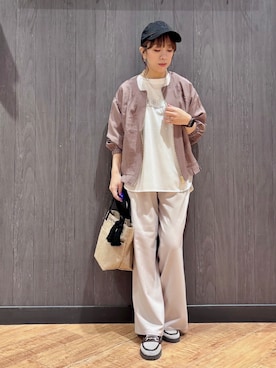 「SHOO・LA・RUE（シューラルー）のアイテム」を使った、meiさん（レディース・153cm）の春コーディネート