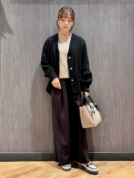 「SHOO・LA・RUE（シューラルー）のアイテム」を使った、meiさん（レディース・153cm）の春コーディネート