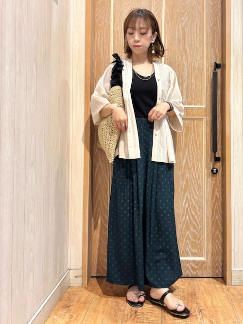 楽天市場】ワイドパンツ パンツ ガウチョパンツ ガウチョ