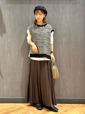 「アイテム（その他シューズ）」を使った、meiさん（レディース・153cm）の秋コーディネート