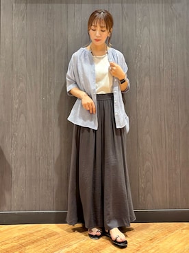 「SHOO・LA・RUE（シューラルー）のアイテム」を使った、meiさん（レディース・153cm）の夏コーディネート