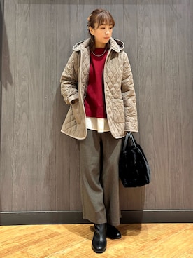 「SHOO・LA・RUE（シューラルー）のアイテム（ブーツ）」を使った、meiさん（レディース・153cm）の秋コーディネート