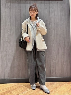 「Lee（リー）のアイテム（バッグ）」を使った、meiさん（レディース・153cm）の春コーディネート