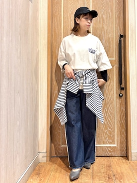 「アイテム（その他シューズ、その他）」を使った、meiさん（レディース・153cm）の春コーディネート