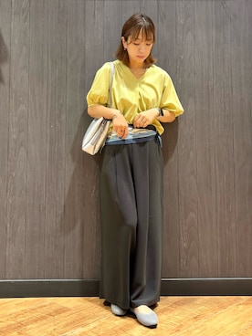 「スカーフ」｜meiさん（レディース・153cm）の夏コーディネート