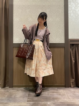 「秋」｜「アイテム（ブーツ）」を使った、ぽんずさん（レディース・167cm）の秋コーディネート