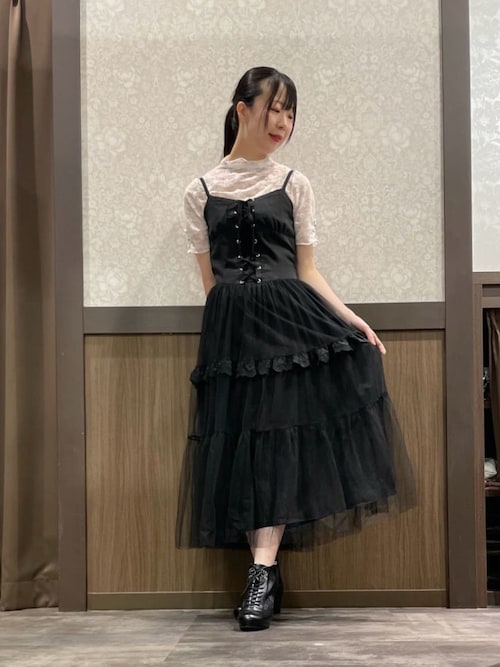 アクシーズファム♦デカリボン 巻きバラ ホルターネック キャミソール アクシーズファム♢デカリボン 巻きバラ ホルターネック キャミソール