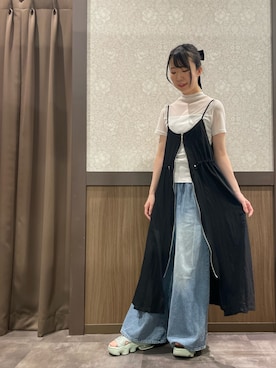 「アイテム（デニムパンツ）」を使った、ぽんずさん（レディース・167cm・30代）の夏コーディネート