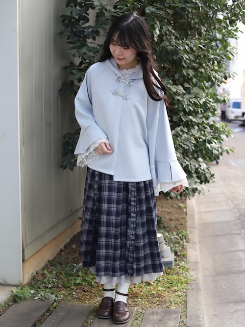 セール】プチフリルチェック柄SK（スカート）｜axes femme