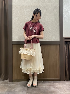 「アイテム（バッグ）」を使った、ぽんずさん（レディース・167cm・30代）の夏コーディネート