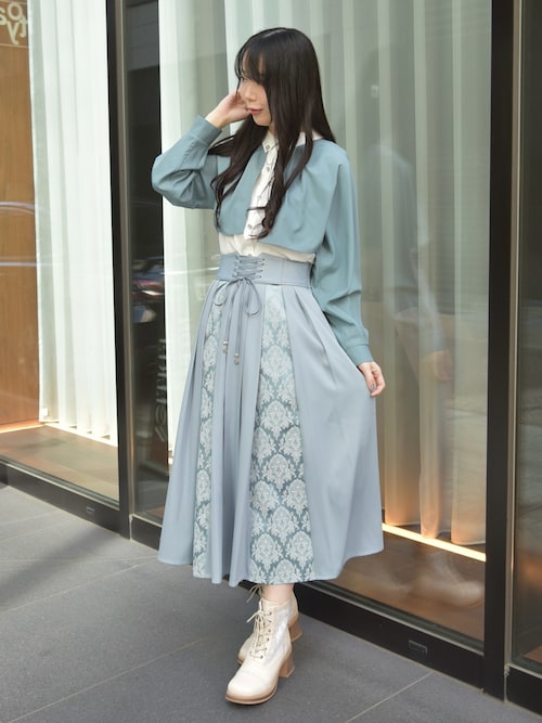 トップス R4mzx チェーン付オーバーブラウス（シャツ/ブラウス）｜axes femme