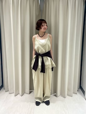 「KBF（ケイビーエフ）のアイテム（パンツ）」を使った、ゆうりさん（レディース・158cm）の夏コーディネート