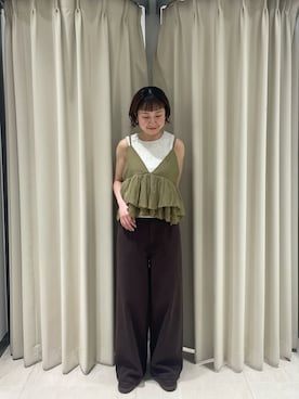 「KBF（ケイビーエフ）のアイテム」を使った、ゆうりさん（レディース・158cm）の春コーディネート