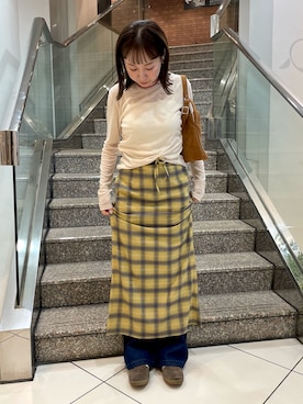 「レイヤードstyle」｜ゆうりさん（レディース・158cm）の秋コーディネート