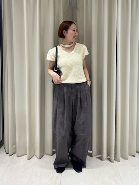 「KBF（ケイビーエフ）のアイテム（パンツ）」を使った、ゆうりさん（レディース・158cm）の夏コーディネート