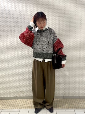 ゆうりさん（レディース・158cm）の冬コーディネート