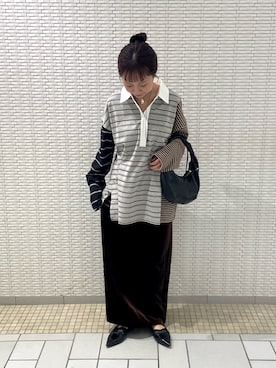 ゆうりさん（骨格ウェーブ・レディース・158cm）の秋コーディネート