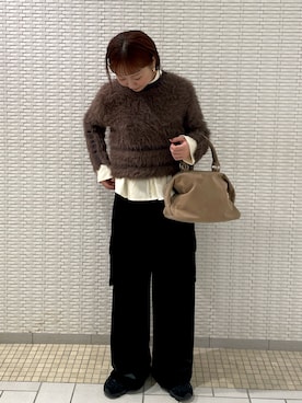 ゆうりさん（レディース・158cm）の冬コーディネート