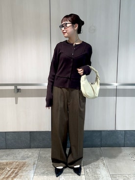 「レディースファッション」｜ゆうりさん（レディース・158cm）の秋コーディネート