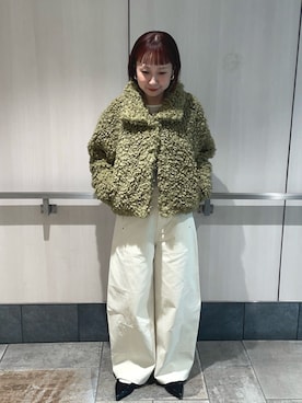「アイテム（その他アウター）」を使った、ゆうりさん（レディース・158cm）の秋コーディネート