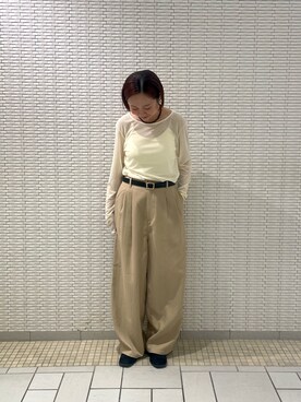 「オフィスコーデ」｜ゆうりさん（レディース・158cm）の夏コーディネート