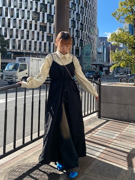 「モードストリート」｜「アイテム（ワンピース/ドレス）」を使った、wwgmikiさん（レディース・158cm）の冬コーディネート