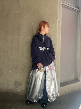 「ハーフスウェット」｜wwgmikiさん（レディース・158cm）の秋コーディネート
