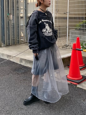 「モードストリート」｜「アイテム（ワンピース/ドレス）」を使った、wwgmikiさん（レディース・158cm）の春コーディネート