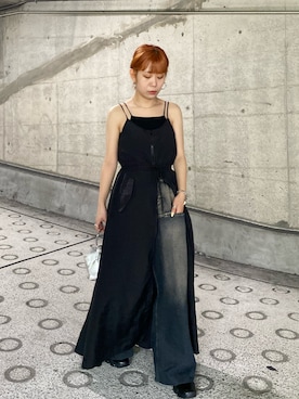「モードストリート」｜「アイテム（ワンピース/ドレス）」を使った、wwgmikiさん（レディース・158cm）の夏コーディネート