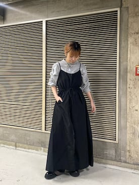 「モードストリート」｜「アイテム（ワンピース/ドレス）」を使った、wwgmikiさん（レディース・158cm）の冬コーディネート