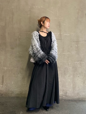 「モードストリート」｜「アイテム（ワンピース/ドレス）」を使った、wwgmikiさん（レディース・158cm）の冬コーディネート