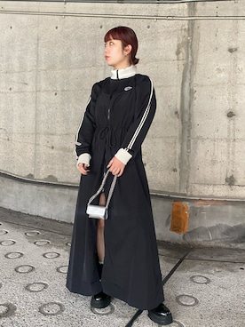 「モードストリート」｜「アイテム（ワンピース/ドレス）」を使った、wwgmikiさん（レディース・158cm）の秋コーディネート