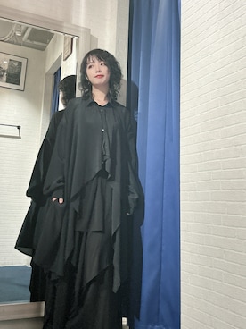 「GGD（ジージーディー）のアイテム（ジャケット/アウター）」を使った、mochaさん（レディース・158cm）の冬コーディネート