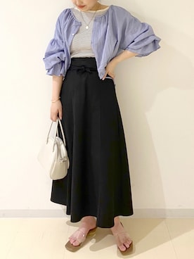 nanaさん（レディース・160cm）の夏コーディネート