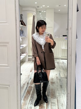 「mystic（ミスティック）のアイテム（バッグ）」を使った、nanaさん（レディース・161cm）の夏コーディネート