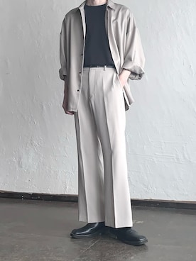 「JULLIN（ユリン）のアイテム」を使った、こーきさん（メンズ・172cm）の春コーディネート