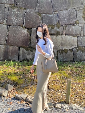 「セントジェームス」｜「アイテム（アナログ腕時計）」を使った、seira078さん（レディース・159cm）の春コーディネート