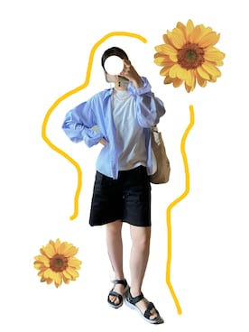 m_rougeさん(レディース・166cm)の夏コーディネート