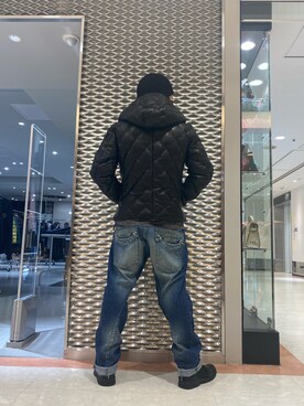 「ISAMU KATAYAMA BACKLASH（イサムカタヤマバックラッシュ）のアイテム（ジャケット/アウター）」を使った、☹MASATO☻さん（メンズ・173cm）の冬コーディネート