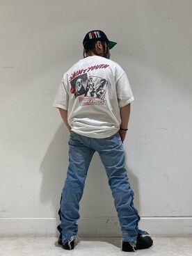 「ISAMU KATAYAMA BACKLASH（イサムカタヤマバックラッシュ）のアイテム（ブーツ）」を使った、☹MASATO☻さん（メンズ・173cm）の夏コーディネート