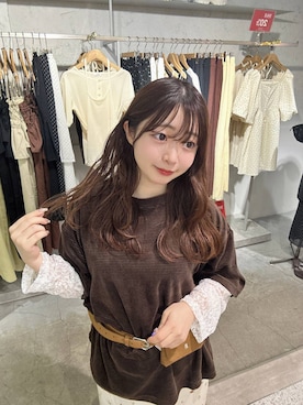 「ローリーズスタイル_LOWRYS FARM」｜さちぃさん（レディース・153cm）の秋コーディネート