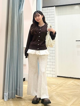 「アイテム（財布）」を使った、さちぃさん（レディース・153cm）の夏コーディネート