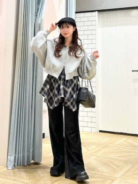 「アイテム（パーカー）」を使った、さちぃさん（レディース・153cm・20代）の秋コーディネート