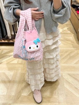 「アイテム（ヘアピン）」を使った、さちぃさん（レディース・153cm）の秋コーディネート