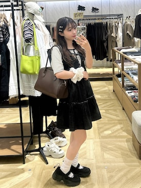「アイテム（スマホケース/カバー）」を使った、さちぃさん（レディース・153cm）の夏コーディネート