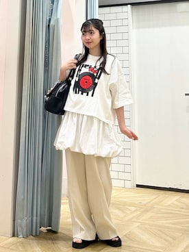 「アイテム（スマホケース/カバー）」を使った、さちぃさん（レディース・153cm）の夏コーディネート